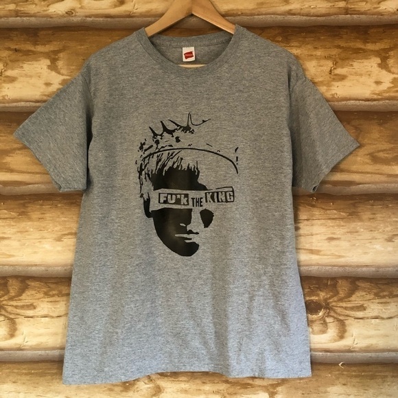 Fu*k THE KING Game of Thrones tee unisex size large - Picture 2 of 6